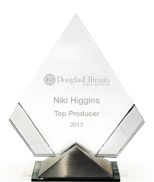 Niki higgins Top Producer Award 2013