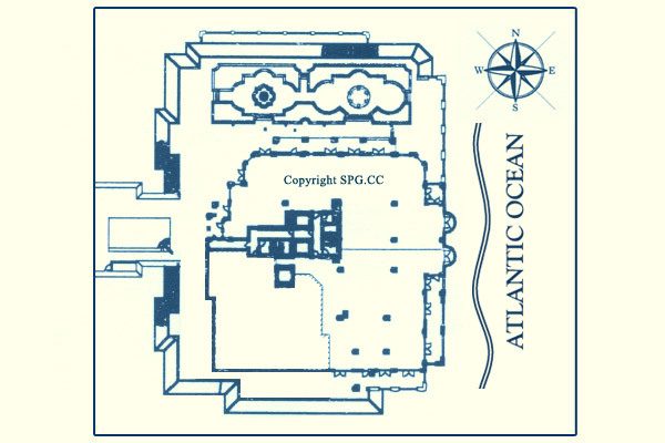 Siteplan for The Excelsior, Luxury Oceanfront Condominiums Located at 400 South Ocean Boulevard, Boca Raton, Florida 33432