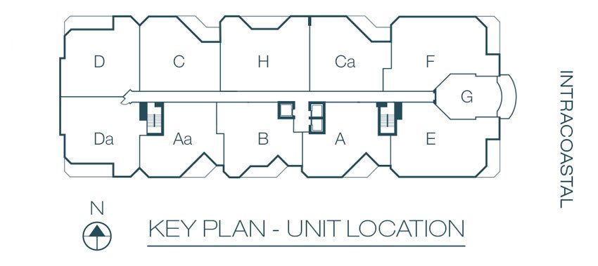 Siteplan for Marina Palms Yacht Club, Luxury Waterfront Condominiums Located at 17201 Biscayne Boulevard, North Miami Beach, Florida 33160