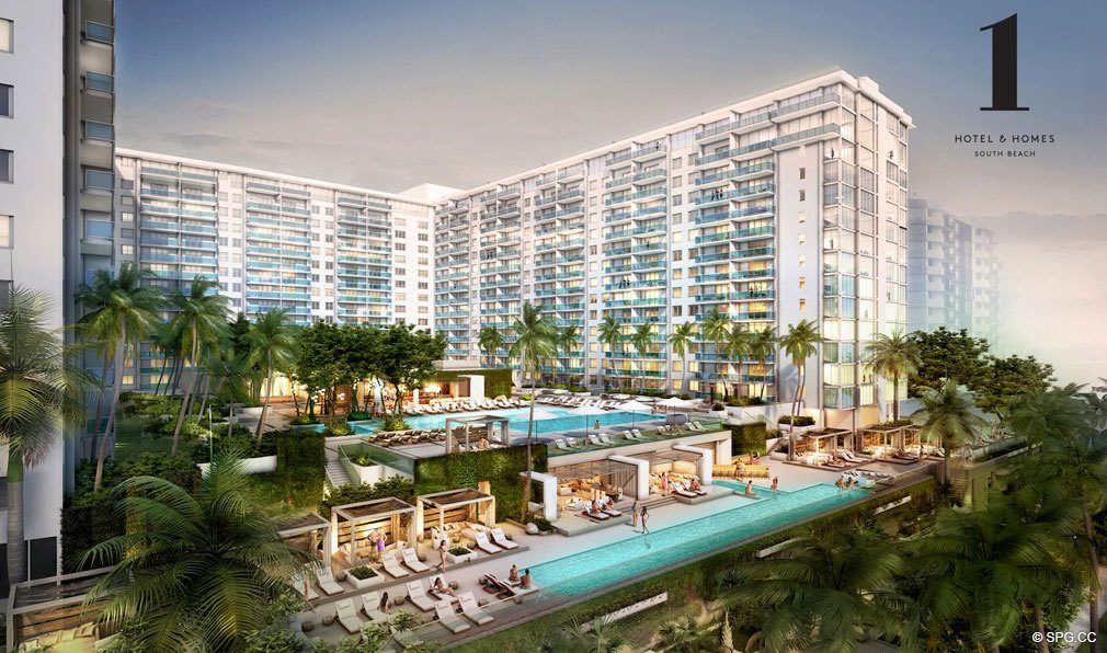 1 Hotel & Homes, New Luxury Oceanfront Condominiums Located at 2399 Collins Ave, Miami Beach, FL 33139
