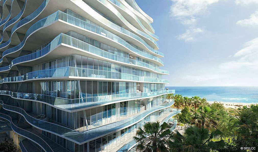 Terraces at Fendi Chateau Residences, Luxury Oceanfront Condominiums Located at 9365 Collins Ave, Surfside, FL 33154