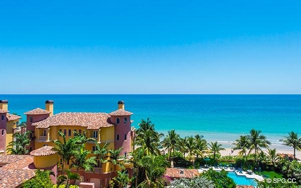 View from Residence 8D, Tower I at The Palms, Luxury Oceanfront Condos in Fort Lauderdale, Florida, 33305