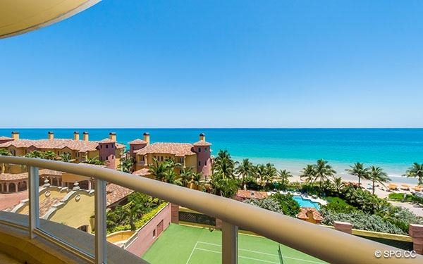 Views from Residence 8D, Tower I at The Palms, Luxury Oceanfront Condos in Fort Lauderdale, Florida, 33305