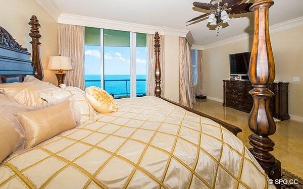 Master Suite inside Penthouse Residence 27D, Tower II at The Palms, Luxury Oceanfront Condos in Fort Lauderdale, Florida, 33305