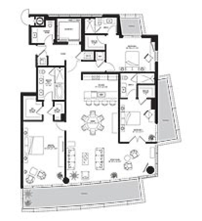Click to View the Residence A East Level 4-5 Floorplan