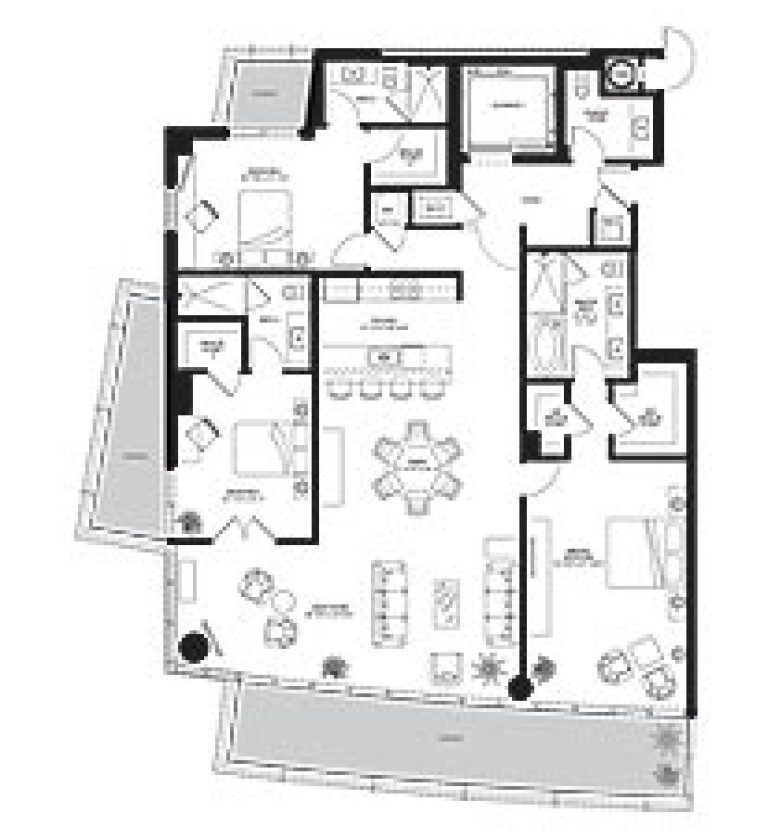 Click to View the Residence A West Floorplan