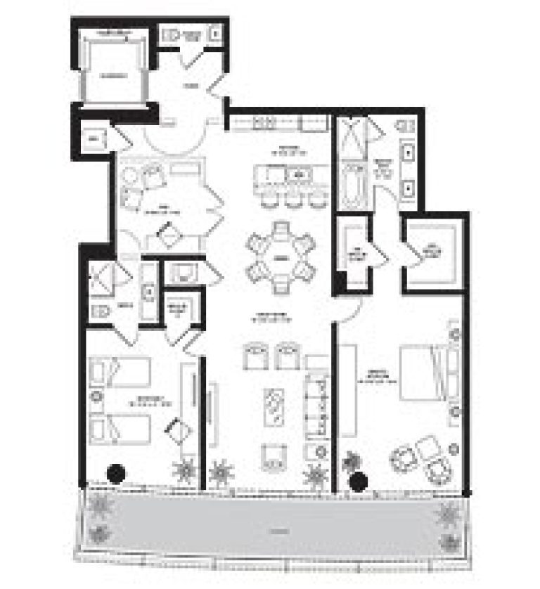 Click to View the Residence B East Floorplan