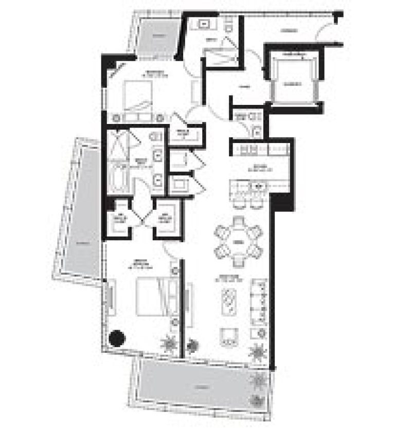 Click to View the Residence C East Floorplan