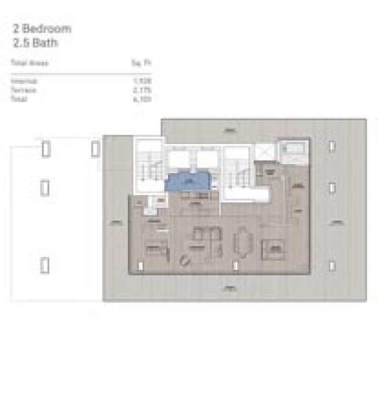 Click to View the 2 Bedroom Floorplan
