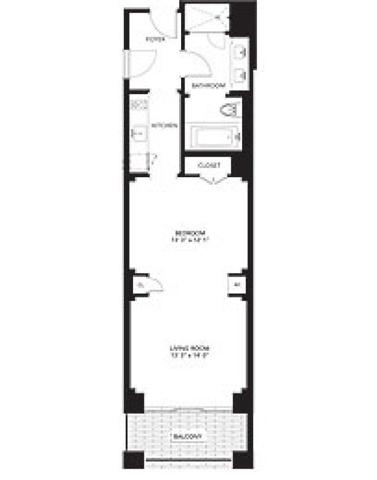 Click to View the Unit A1.1 Floorplan