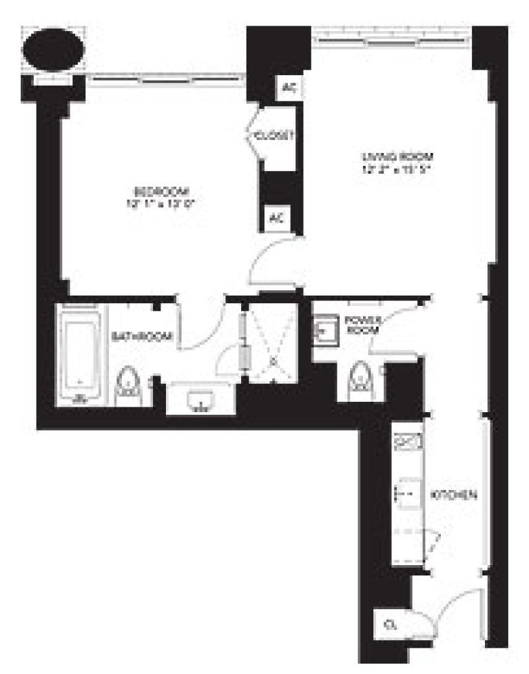 Click to View the Unit E1 Floorplan