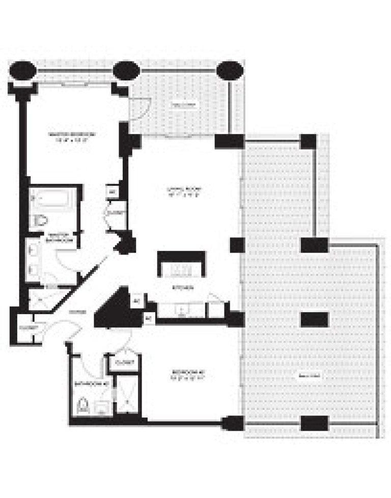 Click to View the Unit M2 Floorplan