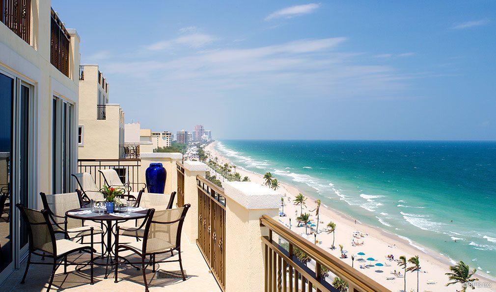 Ocean Views from The Atlantic, Luxury Oceanfront Condominiums Located at 601 North Fort Lauderdale Beach Blvd, FL 33304