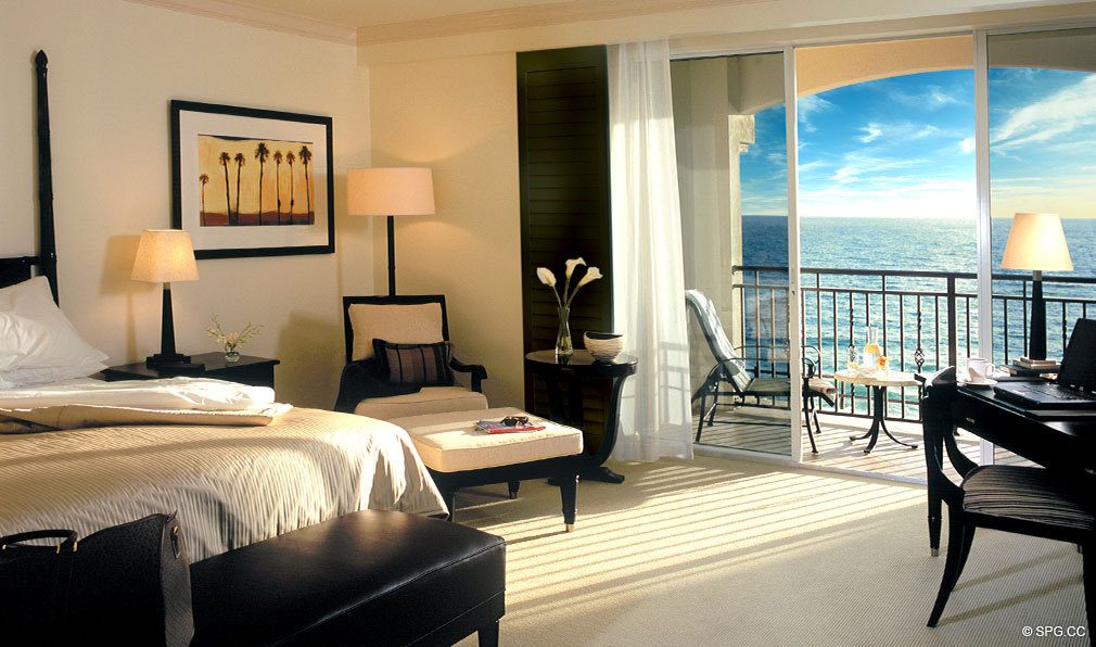 Bedroom at The Atlantic, Luxury Oceanfront Condominiums Located at 601 North Fort Lauderdale Beach Blvd, FL 33304