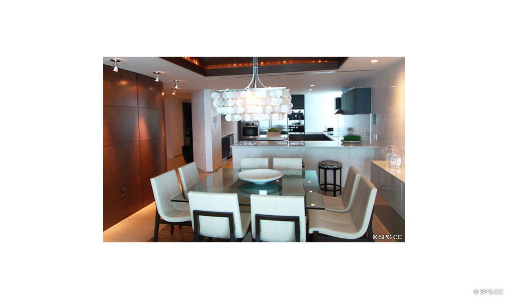 Kitchen at Jade Beach, Luxury Oceanfront Condominiums Located at 17001 Collins Ave, Sunny Isles Beach, FL 33160