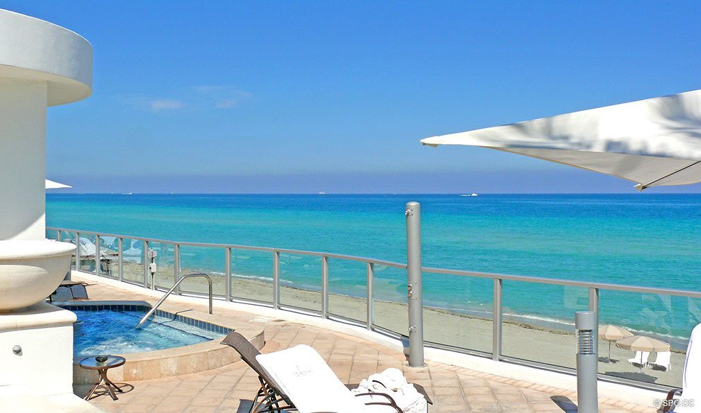 Ocean Views from Ocean Palms, Luxury Oceanfront Condominiums Located at 3101 S Ocean Dr, Hollywood Beach, FL 33019