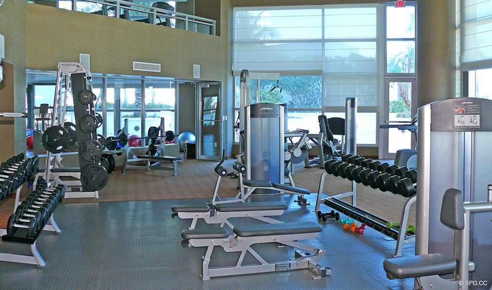 Ocean Palms Gym, Luxury Oceanfront Condominiums Located at 3101 S Ocean Dr, Hollywood Beach, FL 33019