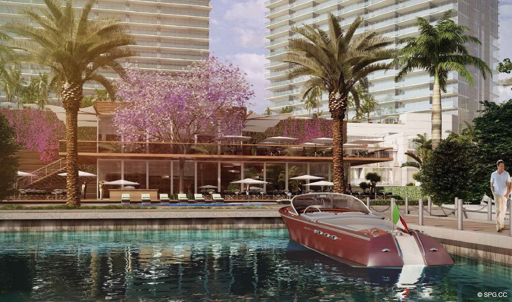 Docks at One Paraiso, Luxury Waterfront Condominiums Located at 701 NE 31st St, Miami, FL 33137