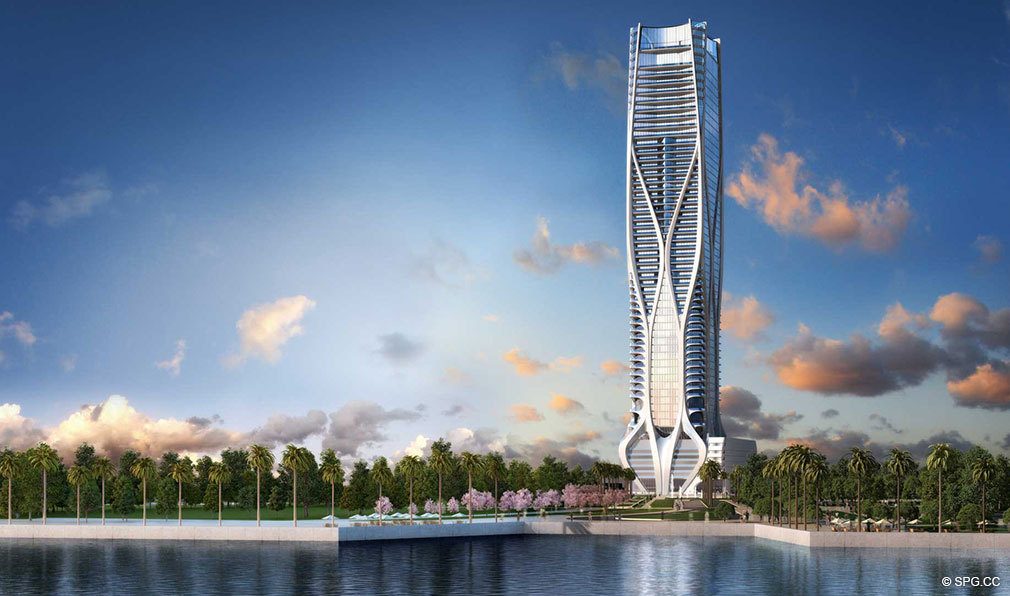 One Thousand Museum, Luxury Waterfront Condominiums Located at 1000 Biscayne Blvd, Miami, FL 33132
