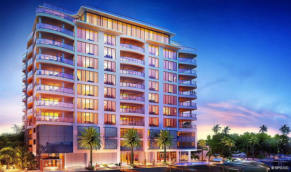 Another View of Privage, Luxury Waterfront Condominiums Located at 325 North Birch Rd, Ft Lauderdale, FL 33304