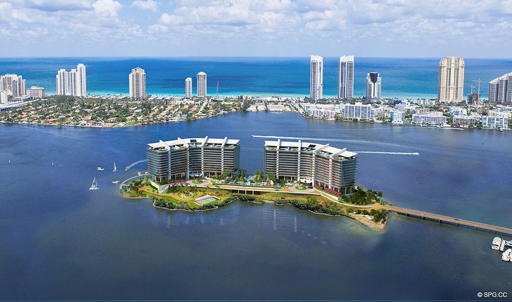 Prive on a Private Island, Luxury Waterfront Condominiums Located at 5000 Island Estates Blvd, Aventura, FL 33160