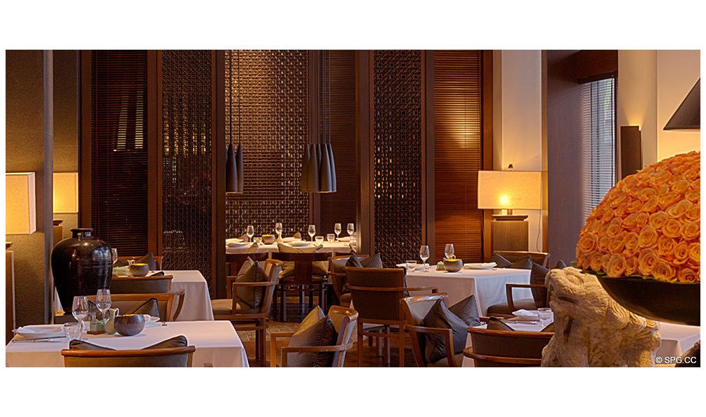 Setai Fine Dining, Luxury Oceanfront Condominiums Located at 101 20th St, Miami Beach, FL 33139
