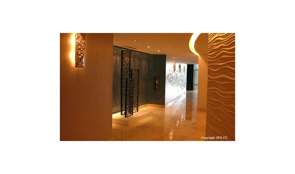 Hallway at Trump Towers, Oceanfront Condominiums Located at 15811-16001 Collins Ave, Sunny Isles Beach, FL 33160